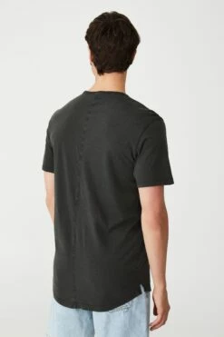 Curved Hem T-Shirt HAPPY LAVENDER ACID -Mens Clothing Store 3611326 01 3