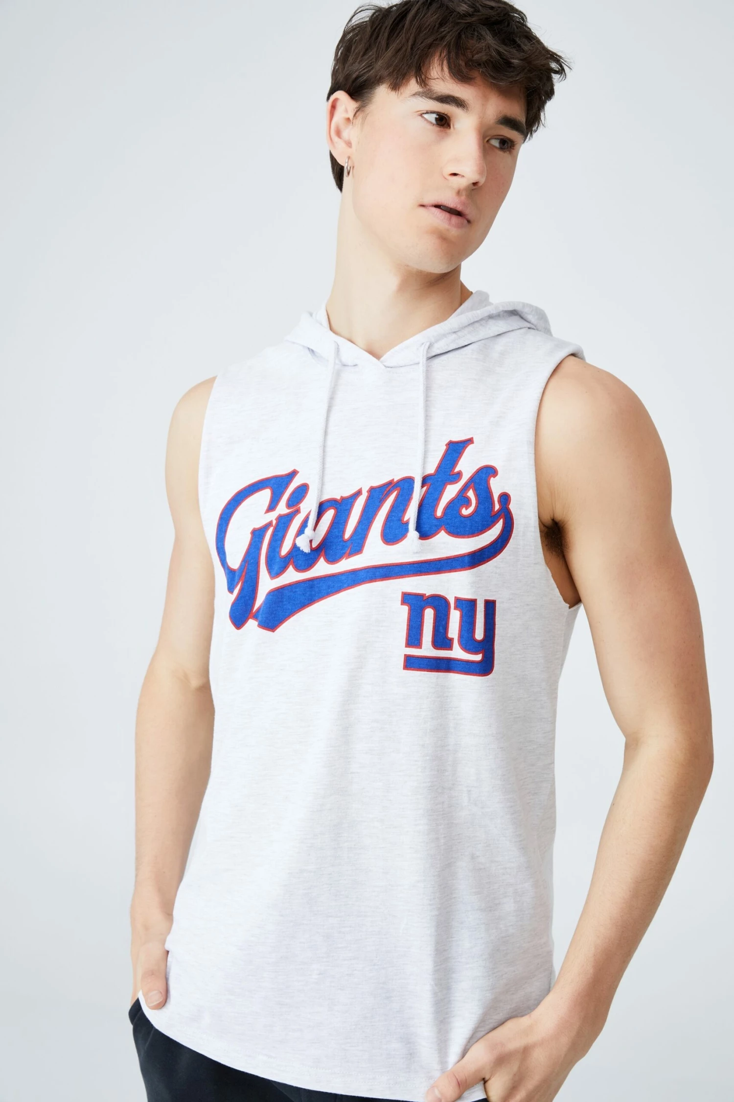 Active Collab Hooded Muscle LCN NFL BLACK/RAIDERS 3 Active Collab Hooded Muscle LCN NFL BLACK/RAIDERS - Image 3