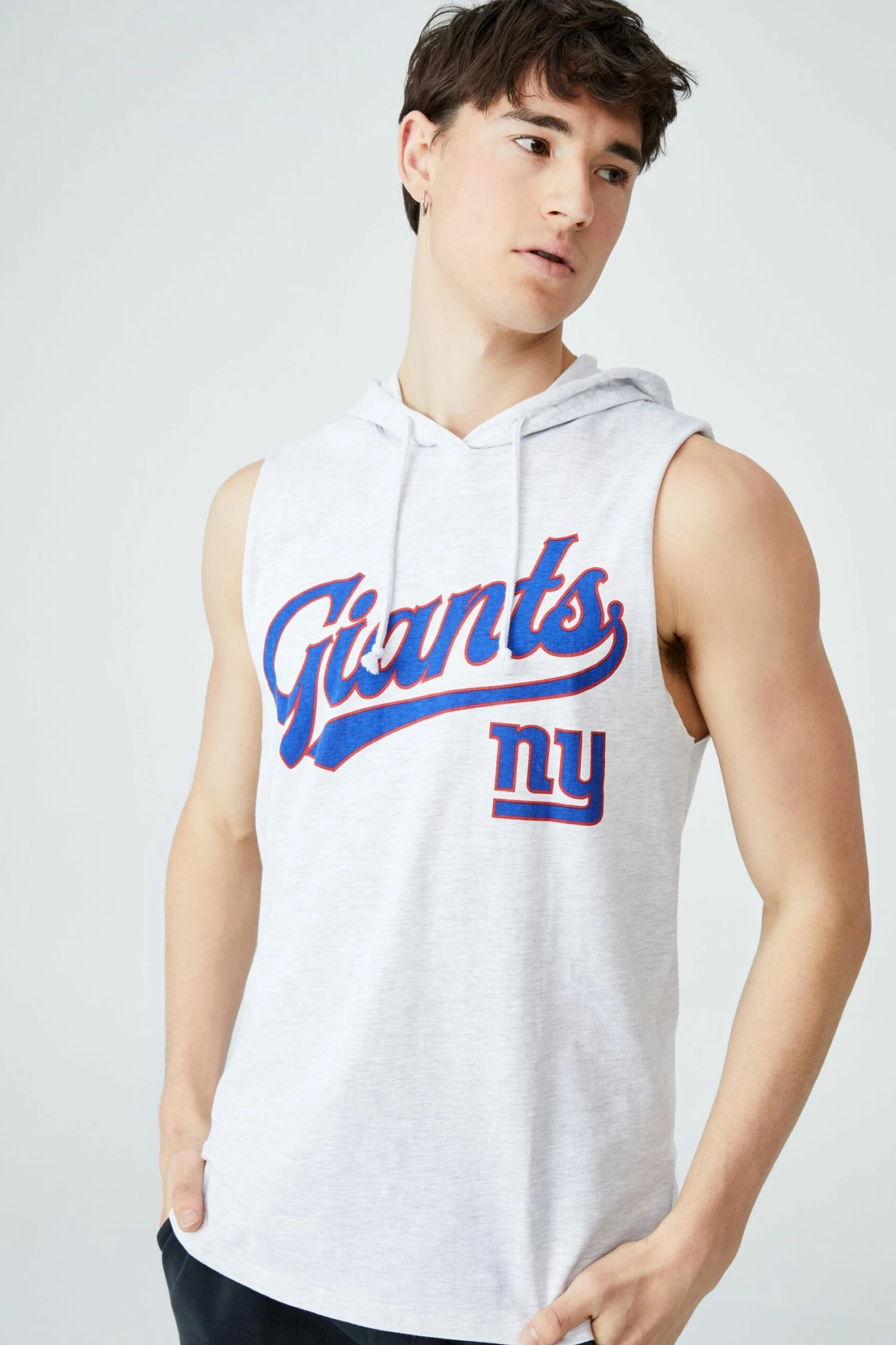 Active Collab Hooded Muscle LCN NFL BLACK/RAIDERS 1 Active Collab Hooded Muscle LCN NFL BLACK/RAIDERS