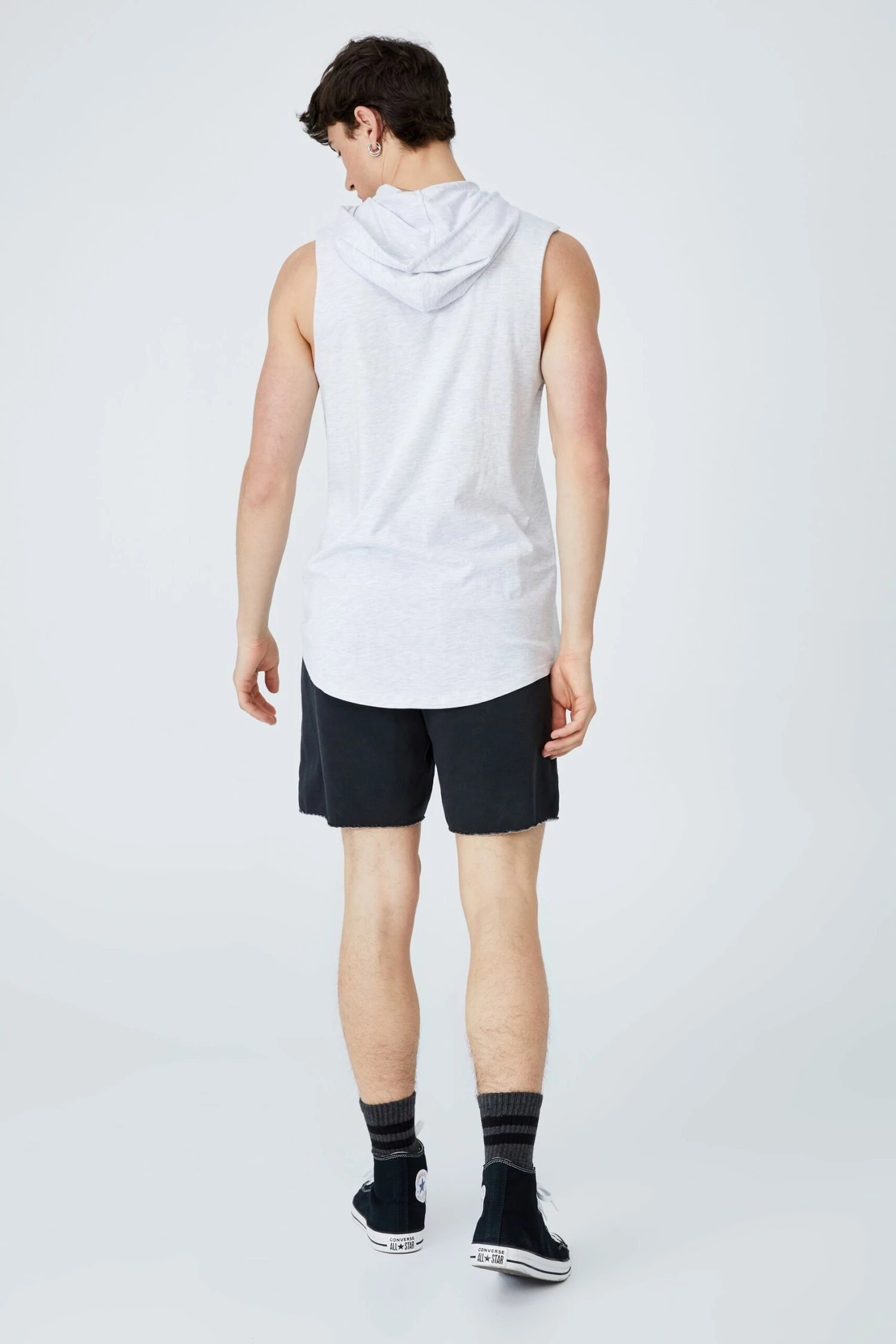 Active Collab Hooded Muscle LCN NFL BLACK/RAIDERS 5 Active Collab Hooded Muscle LCN NFL BLACK/RAIDERS - Image 5