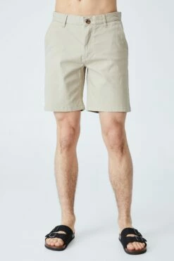 Chino Short WHITE -Mens Clothing Store 3611334 03 2