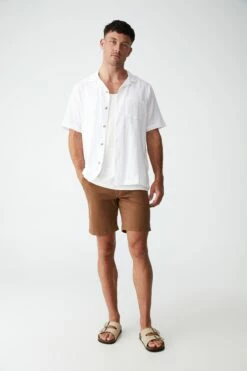 Chino Short WHITE -Mens Clothing Store 3611334 04 1