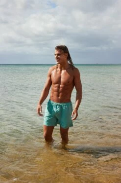 Swim Short MIST BLUE -Mens Clothing Store 3611338 12 2