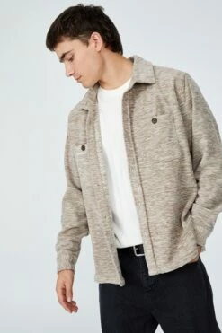 Heavy Overshirt GREY -Mens Clothing Store 3611347 02 1