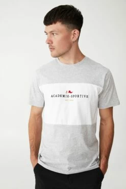 Tbar Classic T-Shirt WHITE MARLE/WEEKEND REPEAT -Mens Clothing Store 3611362 14 2