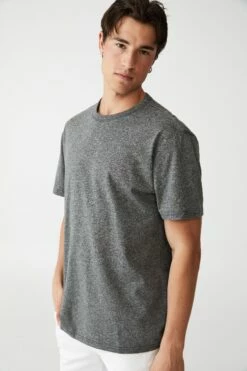 Loose Fit T-Shirt GREY FLECK MARLE -Mens Clothing Store 3611363 03 2 1