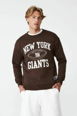 Active Collab Oversized Crew Fleece LCN NFL BLACK/RAIDERS LOGO -Mens Clothing Store 3611373 08 2