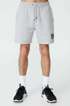 Active Collab Fleece Short LCN NFL FADED SLATE/PITTSBURG STEELERS -Mens Clothing Store 3611375 02 2