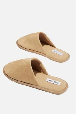 Mens Slipper BLACK SUEDE -Mens Clothing Store 3611396 02 3