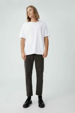 Cropped Beckley Straight Jean WASHED BLACK