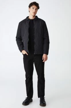 Recycled Harrington Jacket KHAKI 9 Recycled Harrington Jacket KHAKI -Mens Clothing Store 3611430 01 1