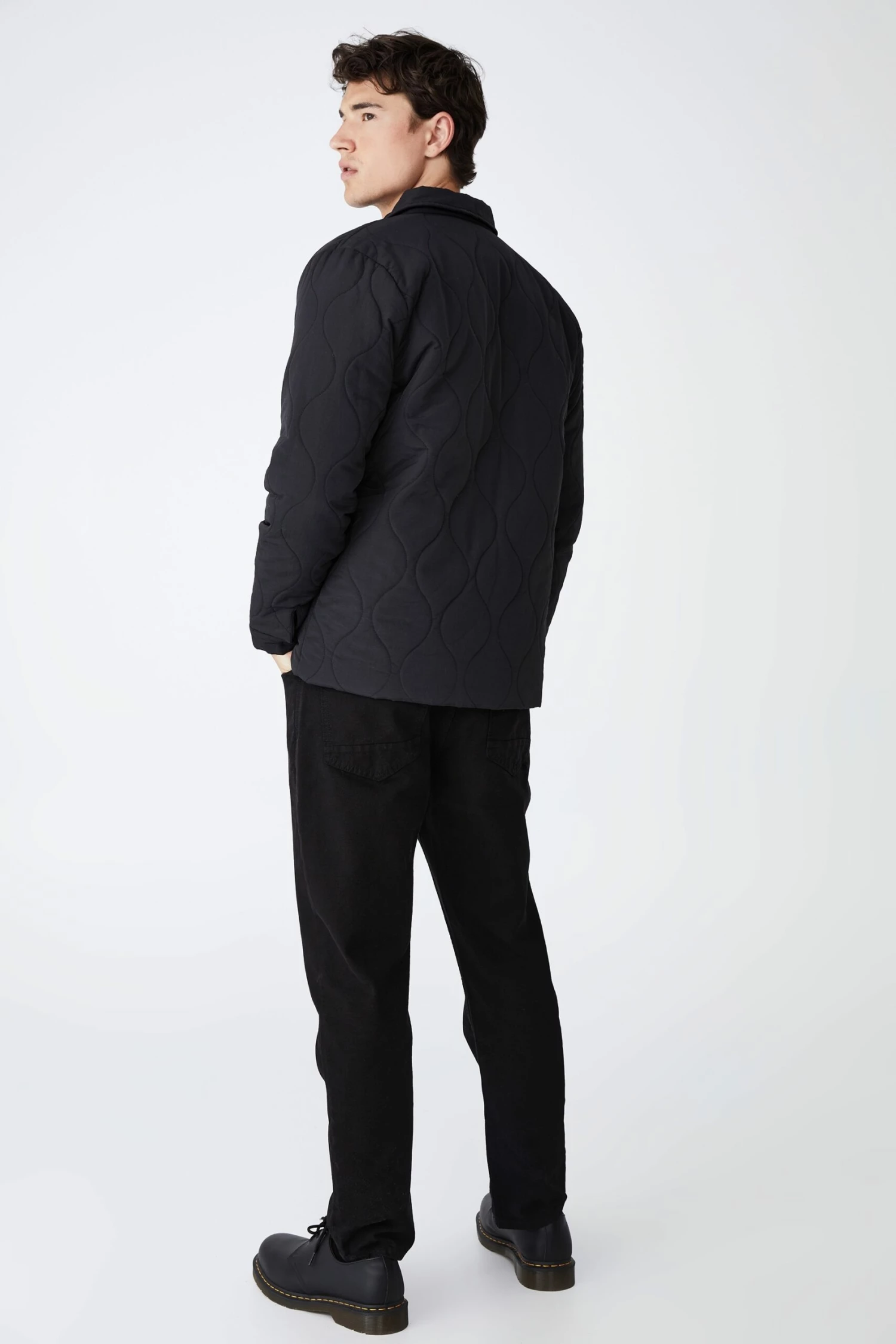 Recycled Harrington Jacket KHAKI 5 Recycled Harrington Jacket KHAKI - Image 5