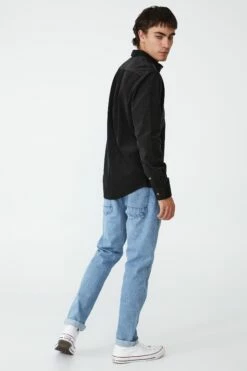 Camden Long Sleeve Shirt DUSTY LAVENDER CORD -Mens Clothing Store 3611451 01 3