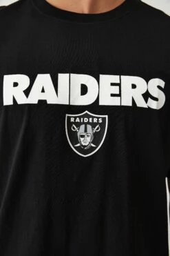 Active Logo T-Shirt LCN NFL BLACK/RAIDERS - LOGO -Mens Clothing Store 3611471 01 4