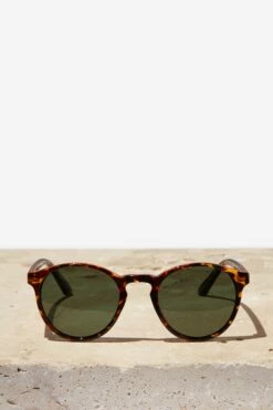 Lorne Polarized Sunglasses TORT/GREEN