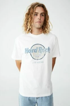 Hard Rock Cafe T-Shirt LCN HRC VINTAGE WHITE/HARD ROCK CAFE - MIAMI -Mens Clothing Store 3611494 01 2