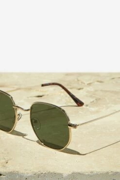 Apollo Polarized Sunglasses GOLD/TORT/GREEN -Mens Clothing Store 3611518 01 1