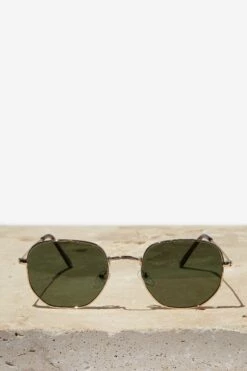 Apollo Polarized Sunglasses GOLD/TORT/GREEN