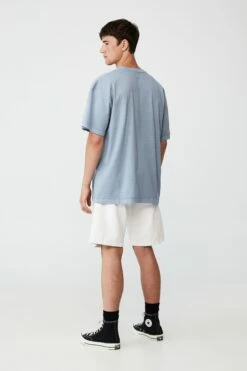 Sea Shepherd Oversized T-Shirt LCN SEA FADED SLATE/THE OCEAN SHARKS -Mens Clothing Store 3611571 01 3