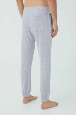 Lounge Pant BLACK WAFFLE -Mens Clothing Store 3611578 02 3