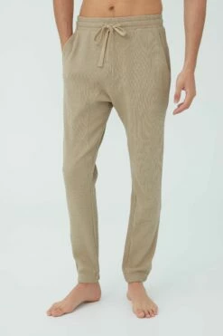 Lounge Pant BLACK WAFFLE