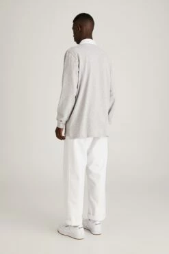 Keith Haring Rugby Polo LCN KEI LIGHT GREY MARLE / HEART -Mens Clothing Store 3611585 01 3