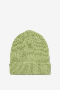 Ribbed Beanie KHAKI -Mens Clothing Store 3611590 07 2