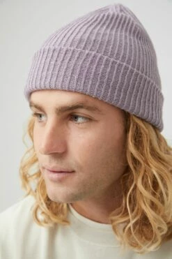 Ribbed Beanie KHAKI -Mens Clothing Store 3611590 11 2