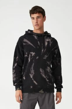 Active Pullover Hood BLACKED OUT TIE DYE -Mens Clothing Store 3611603 04 2 1