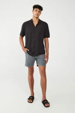 Easy Short DUSTY LAVENDER SEERSUCKER -Mens Clothing Store 3611609 07 1