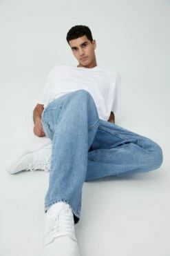 Loose Fit Jean MID BLUE