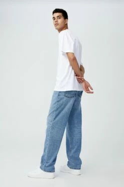 Loose Fit Jean MID BLUE -Mens Clothing Store 3611631 01 3