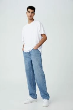 Loose Fit Jean MID BLUE -Mens Clothing Store 3611631 01 5