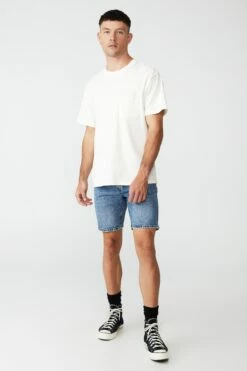 Straight Short VINTAGE MID INDIGO -Mens Clothing Store 3611645 01 1