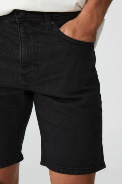 Straight Short WASHED BLACK -Mens Clothing Store 3611646 01 4