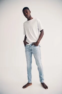 Super Skinny Jean MID BLUE -Mens Clothing Store 3611650 02 5