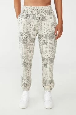 Active Loose Fit Track Pant WASHED BLACK BANDANA -Mens Clothing Store 3611690 02 2 1