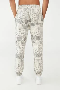 Active Loose Fit Track Pant WASHED BLACK BANDANA -Mens Clothing Store 3611690 02 3