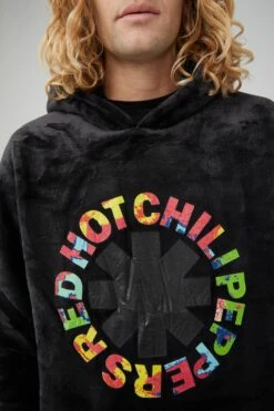 Oversized Lounge Hoodie LCN LIV WASHED BLACK/NIRVANA SMILEY -Mens Clothing Store 3611702 04 1