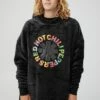 Oversized Lounge Hoodie LCN LIV WASHED BLACK/NIRVANA SMILEY