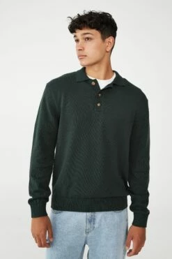 Rugby Knit VINTAGE RED -Mens Clothing Store 3611744 02 2