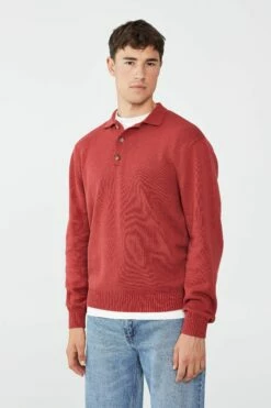 Rugby Knit VINTAGE RED