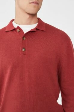 Rugby Knit VINTAGE RED -Mens Clothing Store 3611744 04 4