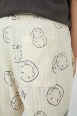 Collab Lounge Pant LCN LIV MOSS STONE/NIRVANA SMILEY -Mens Clothing Store 3611798 01 4