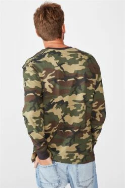 Tbar Long Sleeve T-Shirt WHITE -Mens Clothing Store 361192 222 3