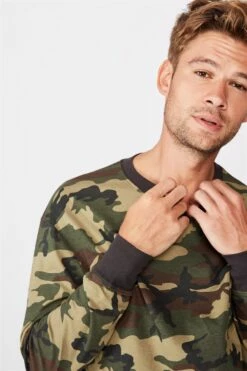 Tbar Long Sleeve T-Shirt WHITE -Mens Clothing Store 361192 222 4