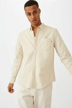 Brunswick Shirt 3 ECRU -Mens Clothing Store 361349 209 1