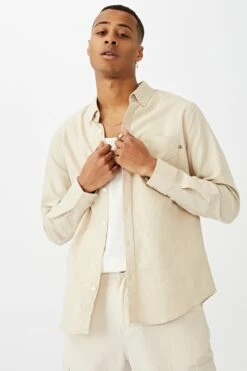 Brunswick Shirt 3 ECRU -Mens Clothing Store 361349 209 4