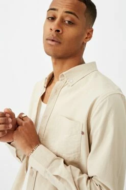 Brunswick Shirt 3 ECRU -Mens Clothing Store 361349 209 5