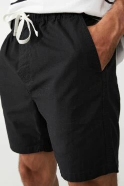 Easy Short BLACK TEXTURE -Mens Clothing Store 361894 31 2 1